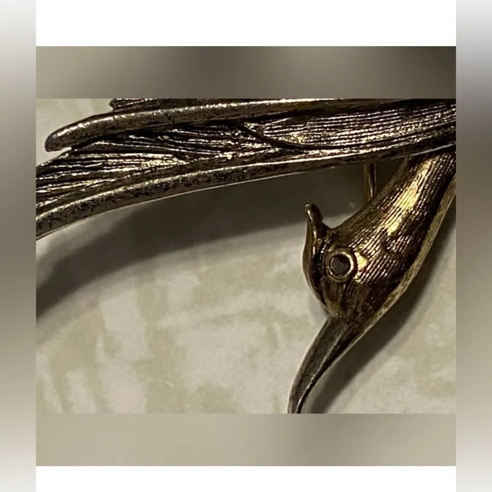 Vintage Signed ART Arthur Pepper Bird Brooch #7047 - Picture 3 of 8